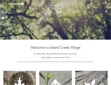 Tablet Screenshot of islandcreekbc.com